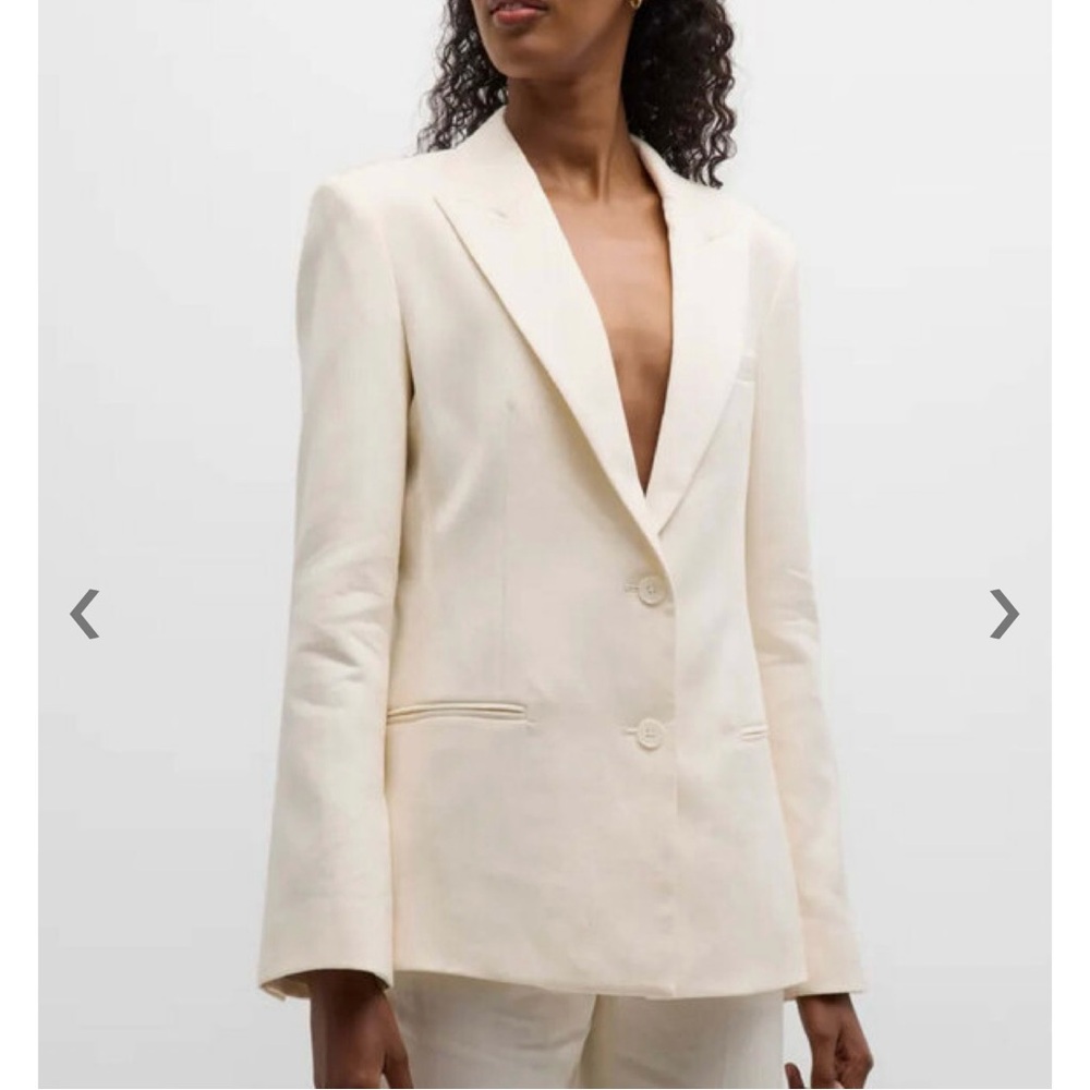 TWP Husband Blazer in Bone
